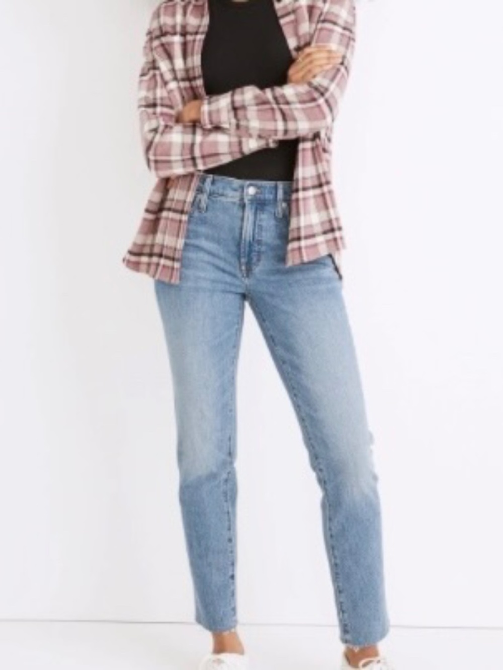 Madewell The Mid-Rise Perfect Vintage Raw Hem Jean Size 28T